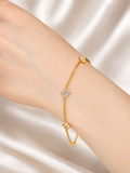 Gold Flower Bracelet - Tarnish Free