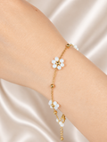 Flower Charm Bracelet