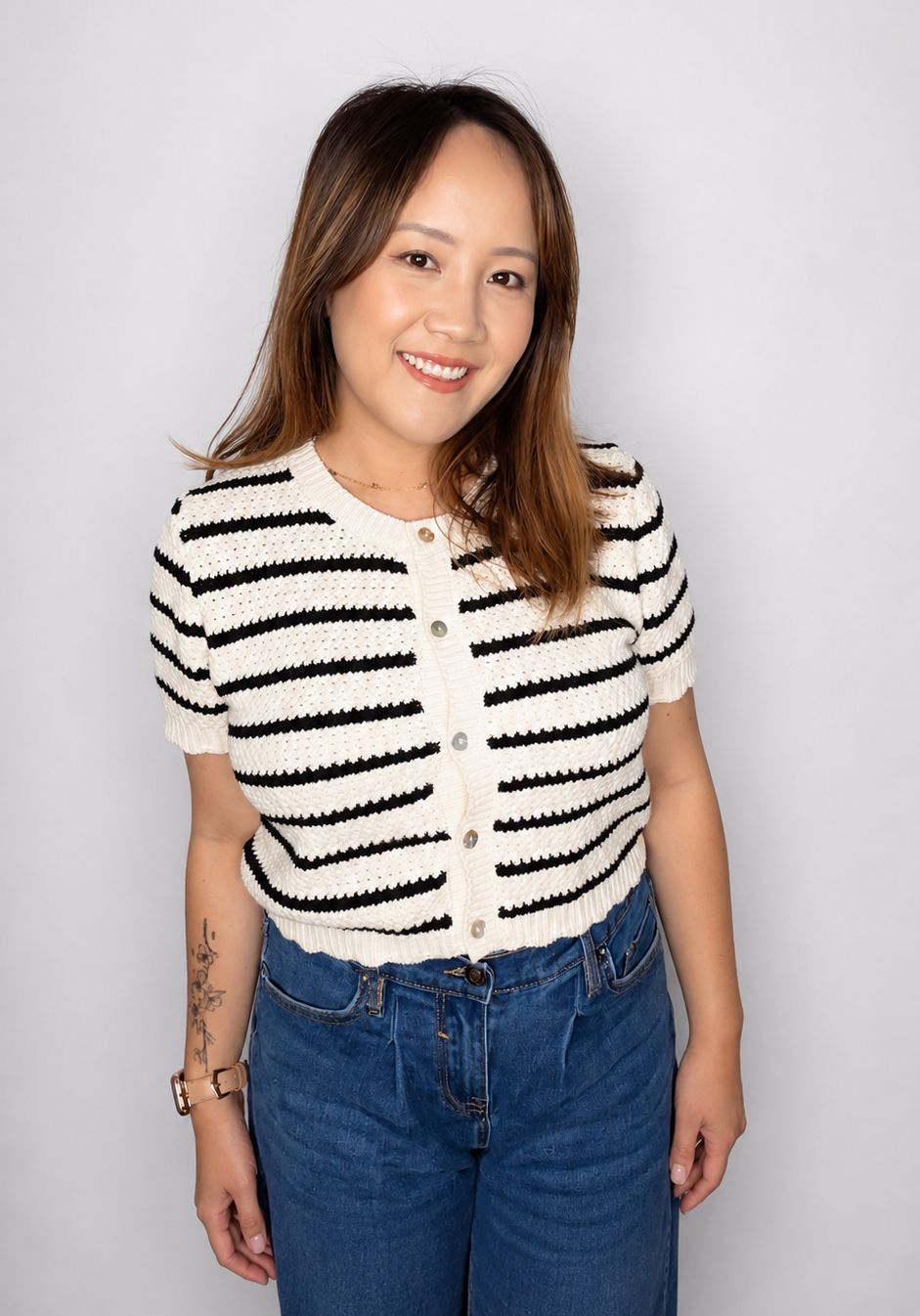 The Stripe Cardigan