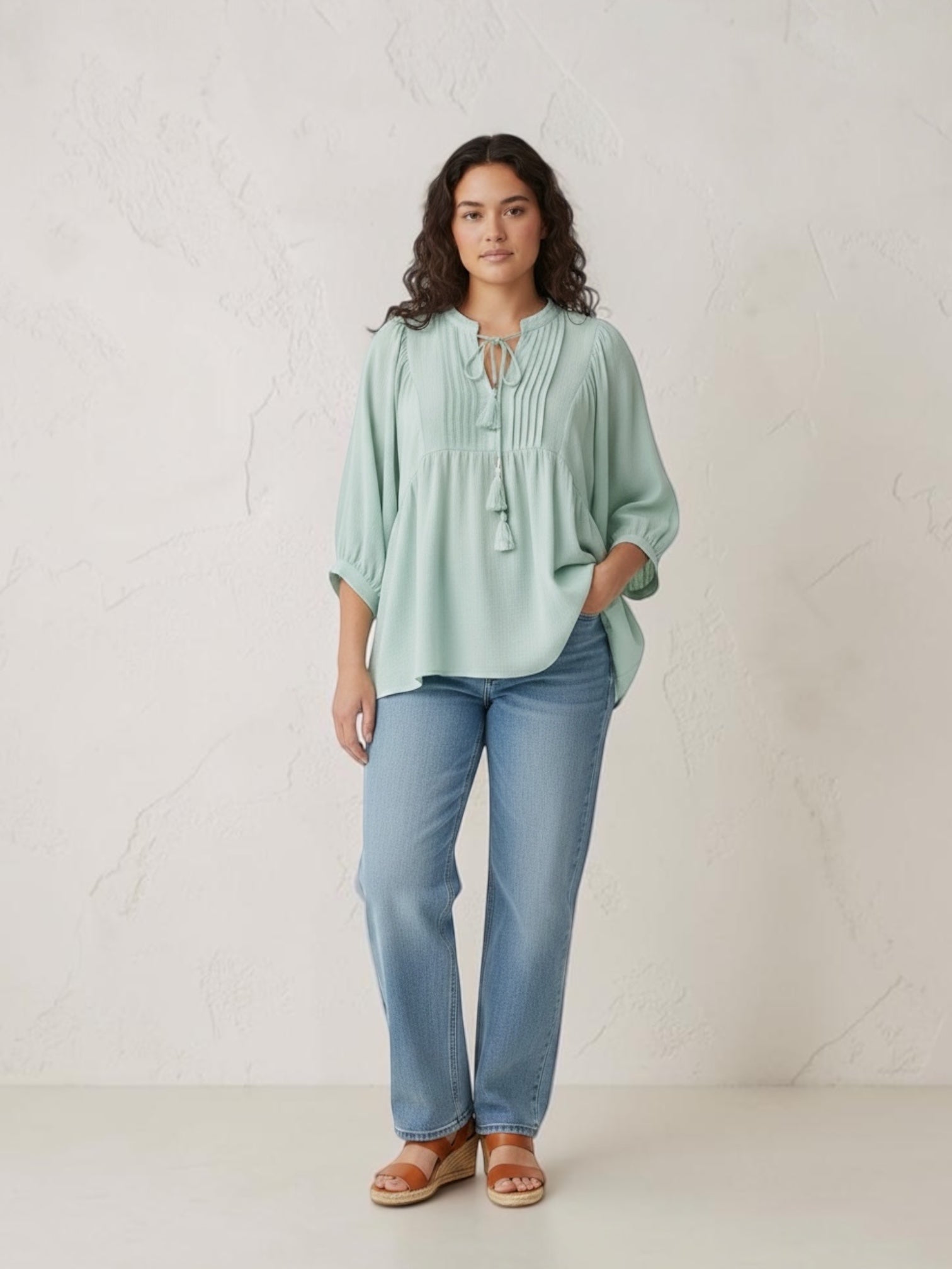 The Airy Blouse - Curve Fit