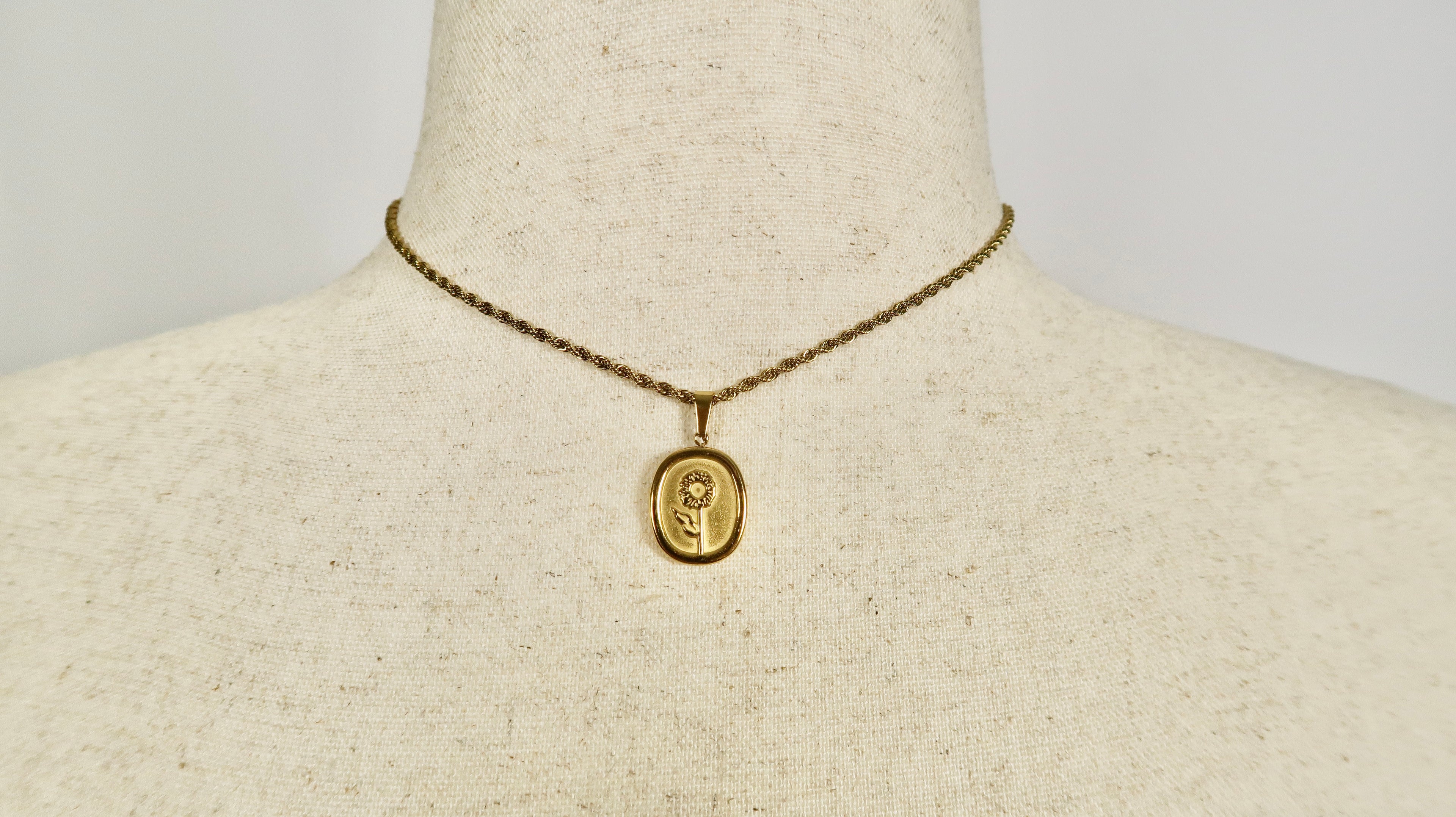 Rose Necklace - Tarnish Free
