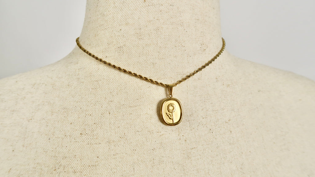Rose Necklace - Tarnish Free