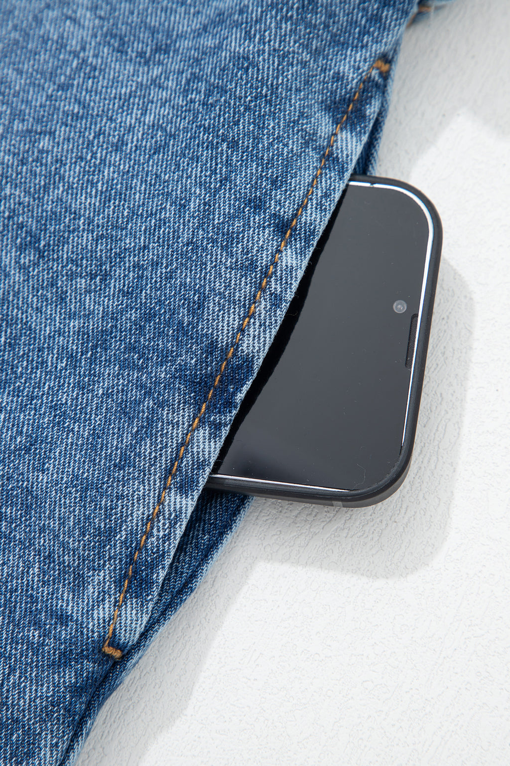 Denim Belt Short Dress
