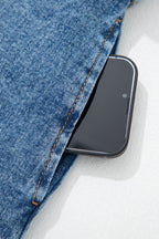 Denim Belt Short Dress