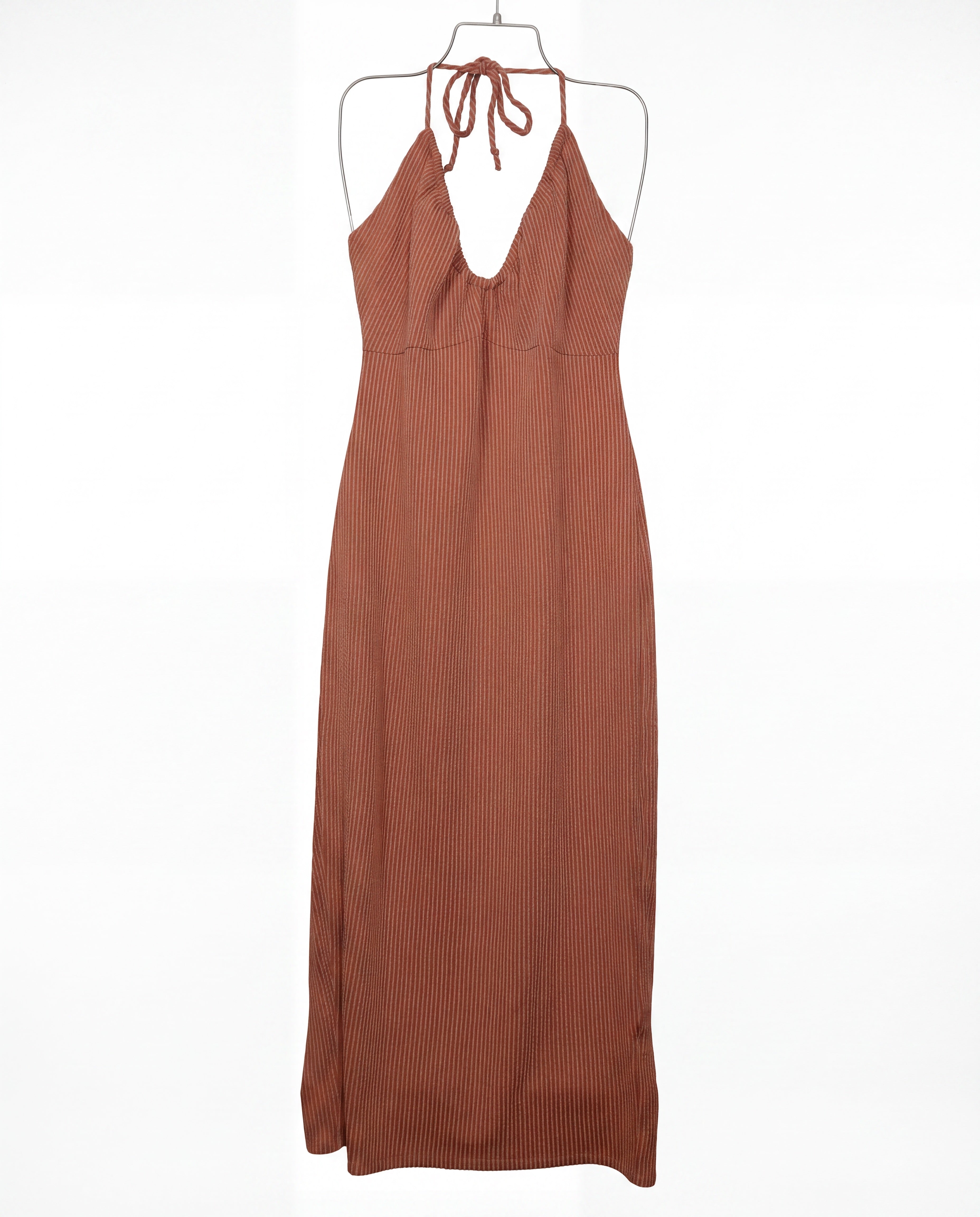 The Halter Midi Dress - Curve Fit